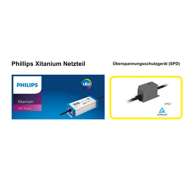 500W LED Strahler Stadium 85.000 lm 5050 LEDs Philips Xitanium Netzteil