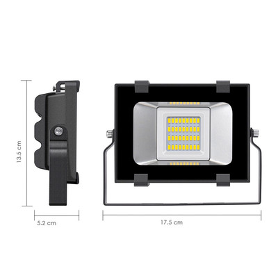 20W LED Auenstrahler D6 Serie IP65 2.400lm 120 Warmwei 3000 K