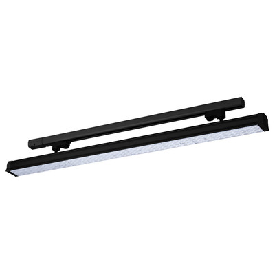 LED Linearleuchte Lens 3-Phasen 80W 120cm 10.400 Lumen schwarz