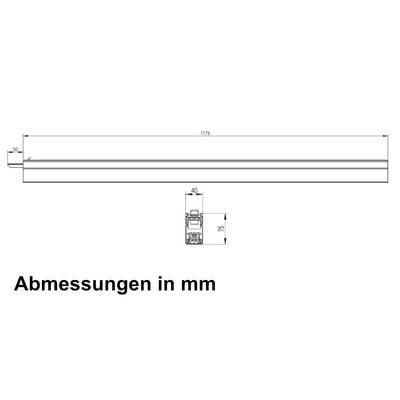 LED Pendelleuchte verbindbar 40W 2.4G Dimmbar + 2700K- 6500K UGR<19