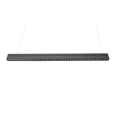 LED Pendelleuchte verbindbar 40W 2.4G Dimmbar + 2700K- 6500K UGR<19 schwarz