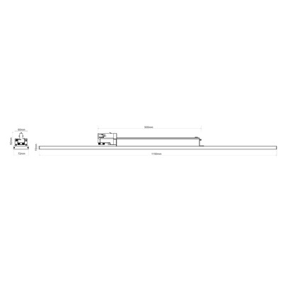 Slidin-P LED Strahler 75W Samsung LEDs 110 wei